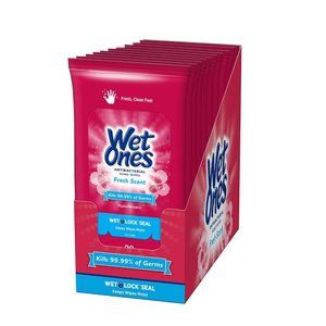 WET ONES 10 packs of Antibacterial Hand Wipes